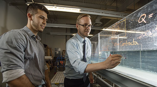 CPP College of Engineering civil engineering professor, Kenneth Lamb.