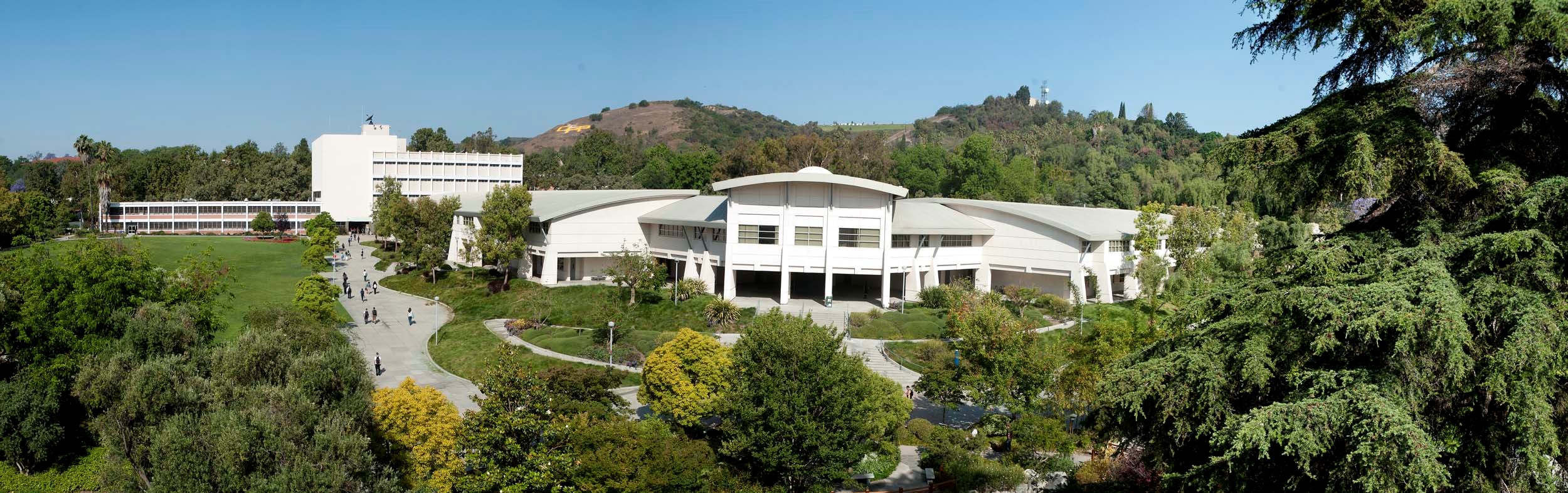 Panorama view of engineering buildings 17 and 9