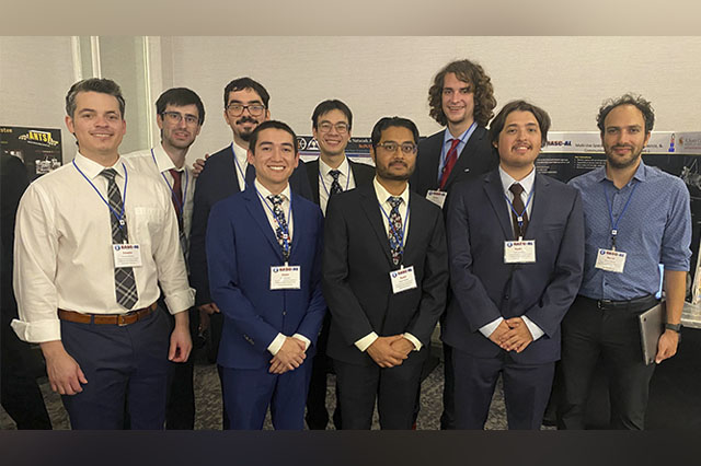 A group of aerospace engineering students from Cal Poly Pomona