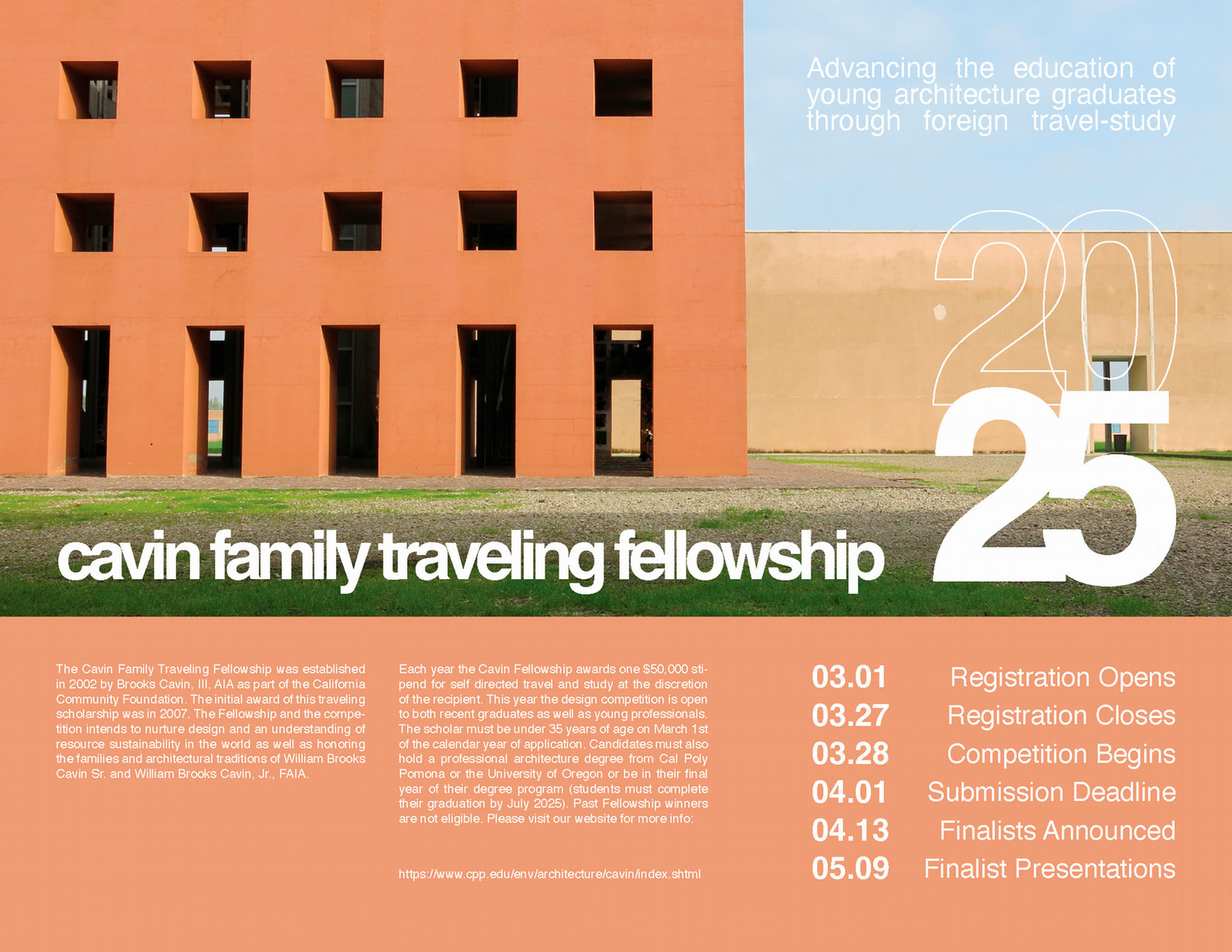 2025 Cavin Fellowship poster