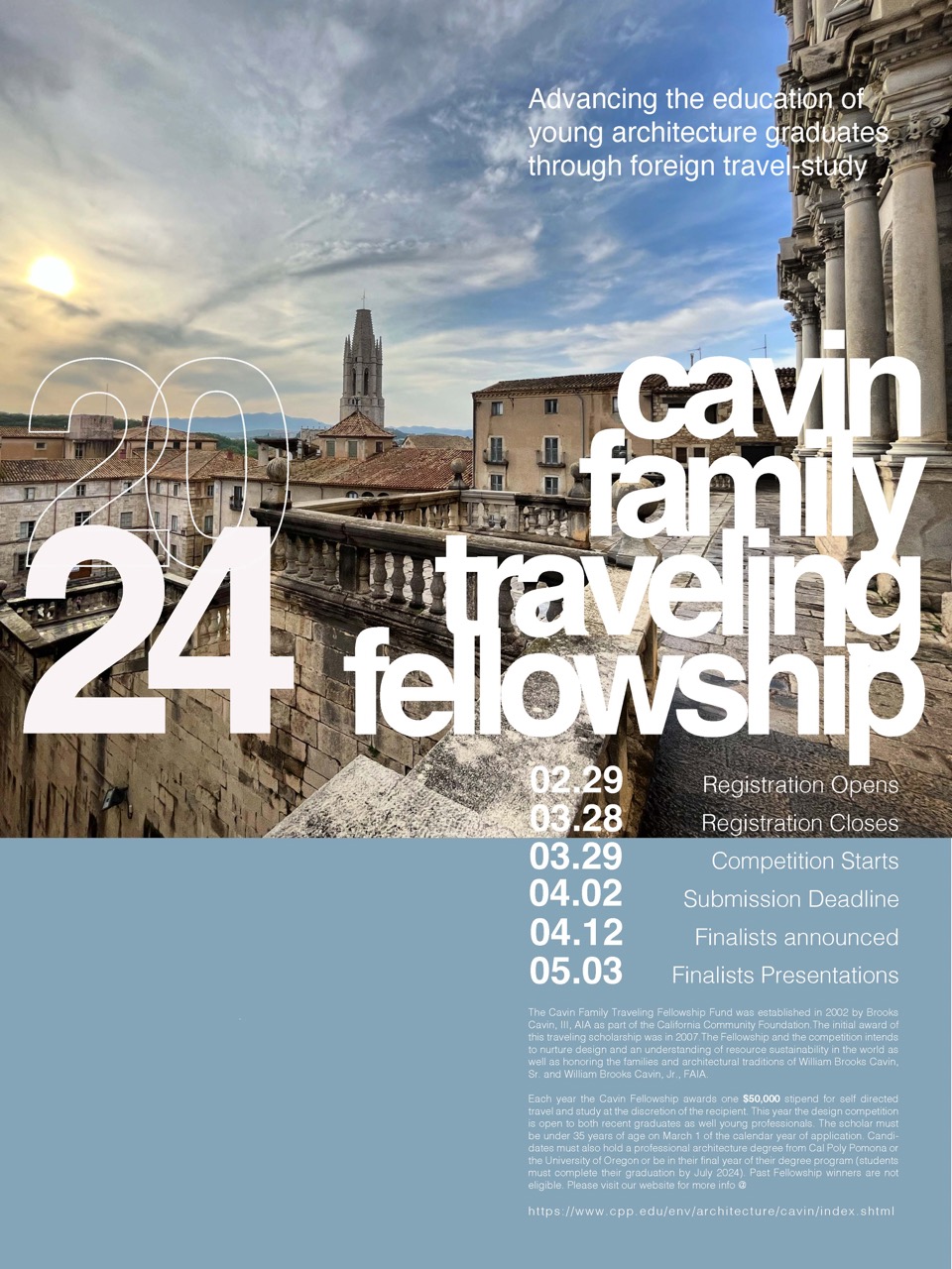 2024 Cavin Fellowship poster