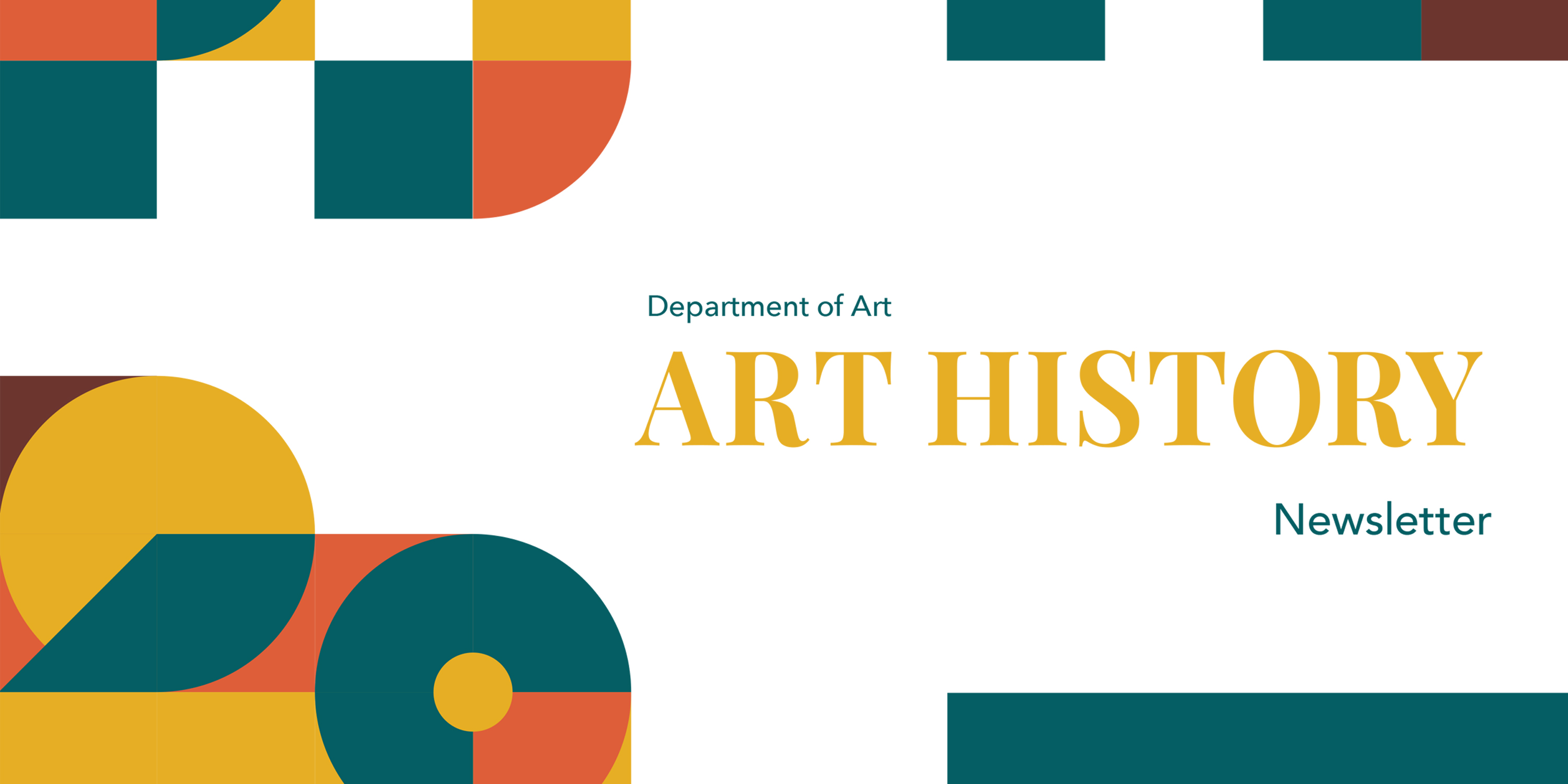 Department of Art.  Art History Newsletter.  College of Environmental Design Cal Poly