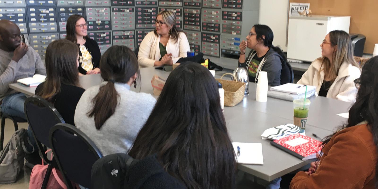 Art History Students with guest lecturer Dr. Deirdre Carter