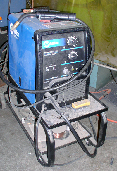 A mig (wire feed) welder