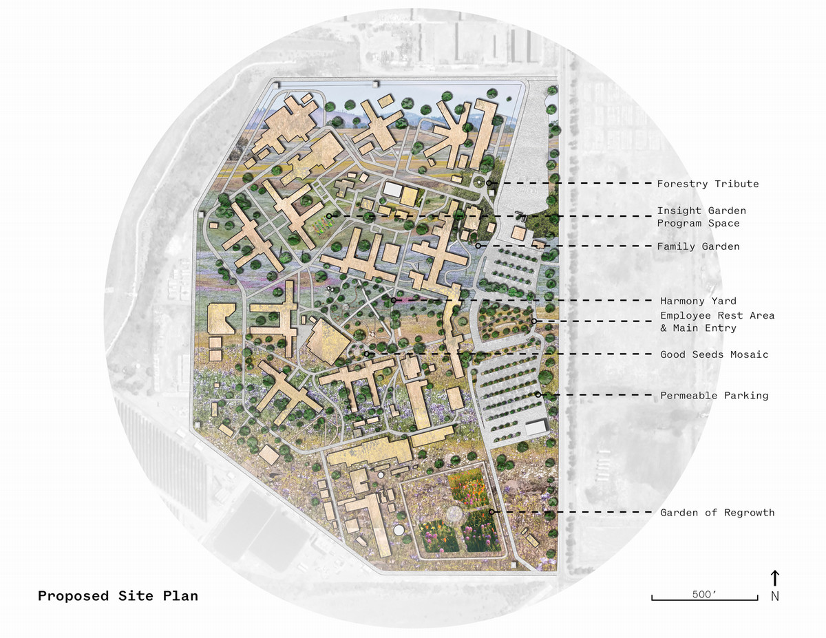 The CPP MLA students' proposed landscape plan