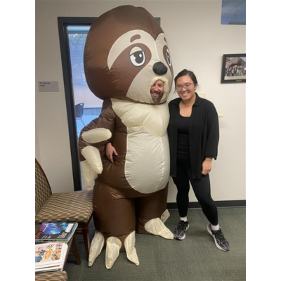 Sloth Encounter in the Office