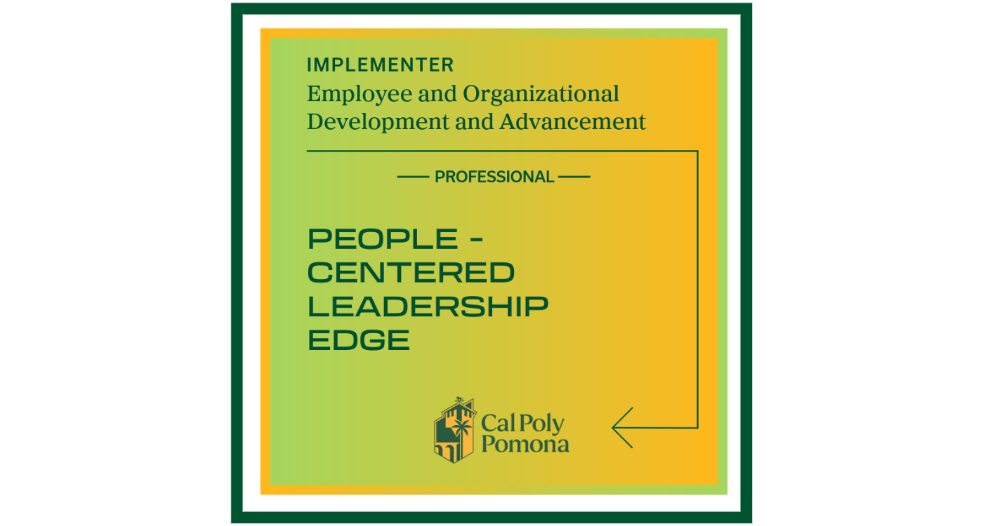 People Centered Leadership Badge
