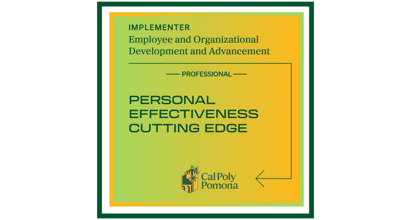 Personal Effectiveness Badge