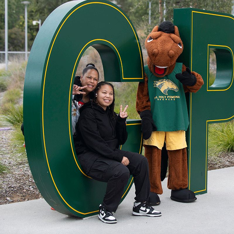 A mother and Daughter at the CPP Letters with Billy Bronco