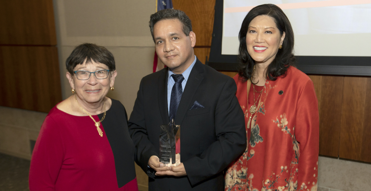 Wang award reception