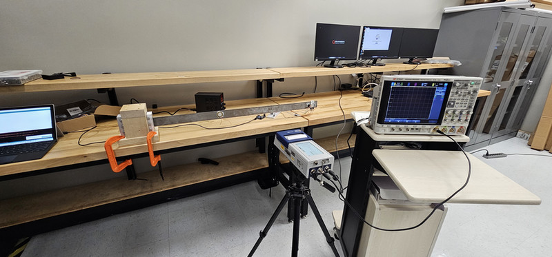 Measurement of Cantilever Beam Vibrations Using a LDV