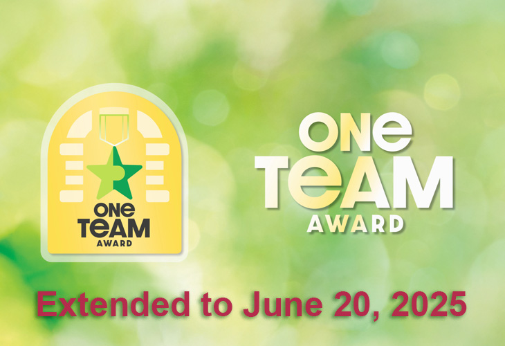 One Team Award Banner