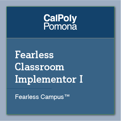 Fearless Classroom Implementor Level 1 Badge