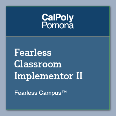 Fearless Classroom Implementor Level 2 Badge