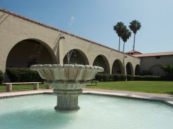 Water fountain in the courtyard of the Old Stables.