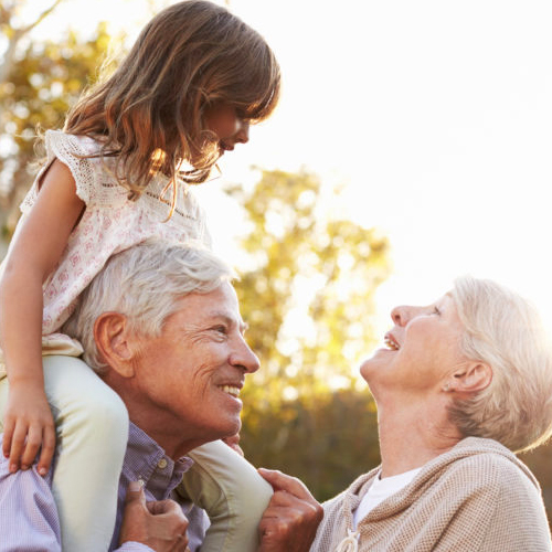 grandparents with grandkid