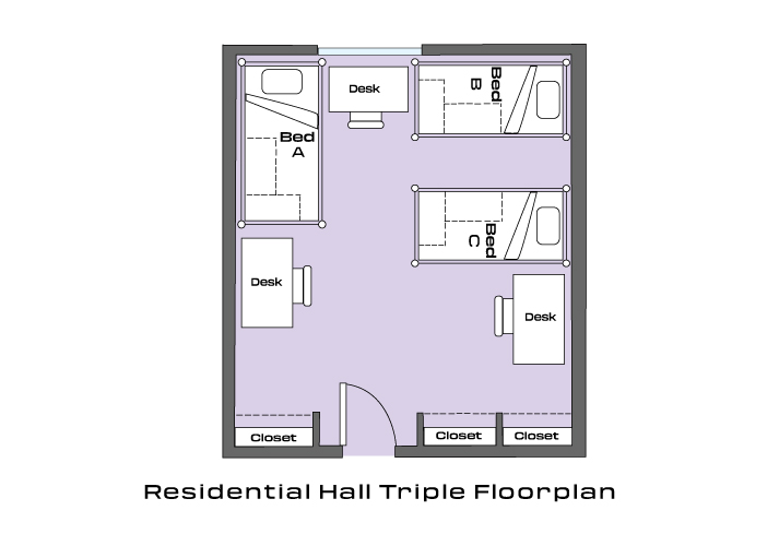 Residential Halls Triple