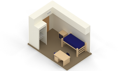 Residential Hall Single Layout