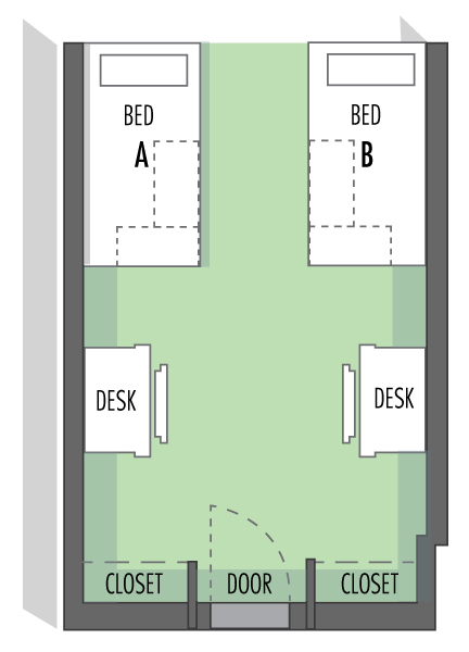 Residential Hall Double