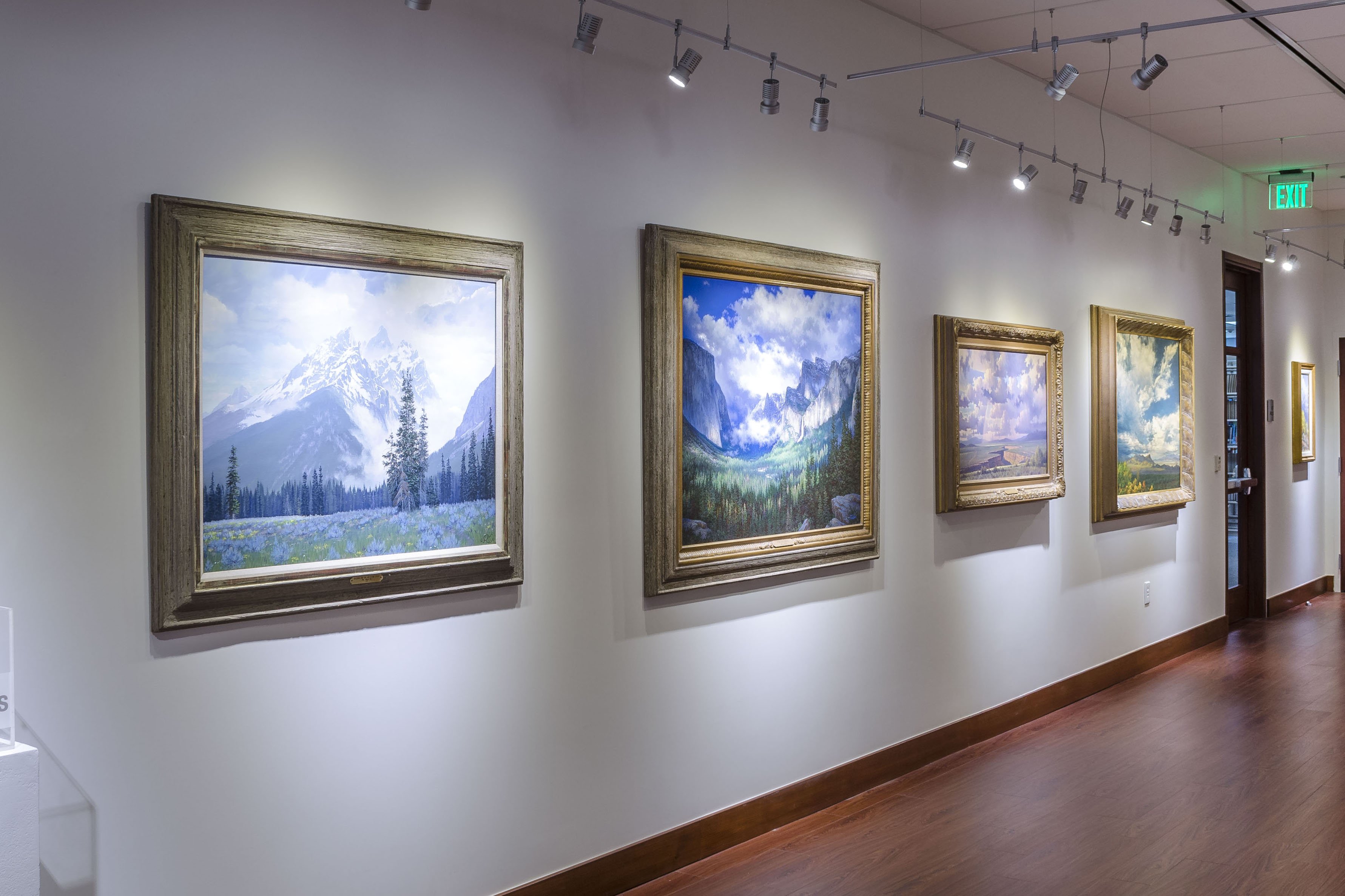 Installation View, Front of Gallery, Exhibition from the Don Huntley Western Art Collection, 2015.