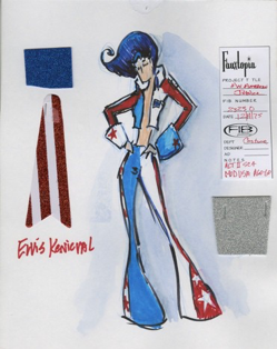Book Concept Drawings of Costumes for American Jubilee
