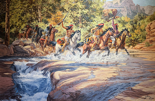 "War Party" by Harry Schaare