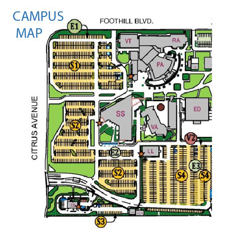 Citrus College Gallery Map