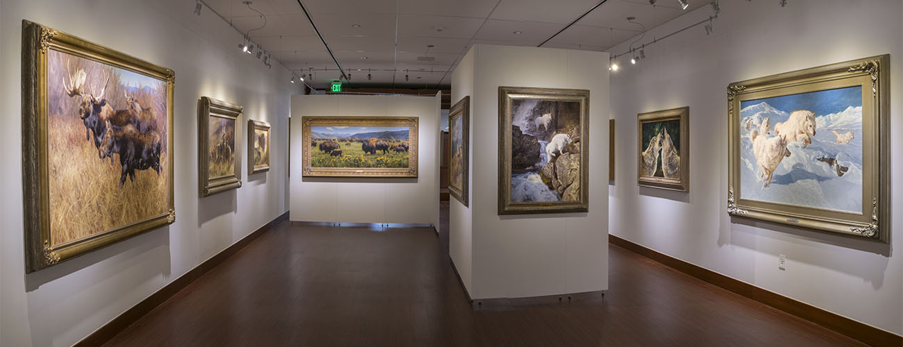 Installation view of Creatures of the Wild West: Selections from the Don B. Huntley Collection exhibition from August 1 - September 8, 2016. Photo Credit: Bill Gunn, Wolverine Photography.