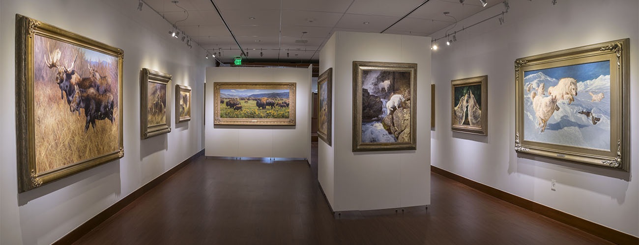 Installation view of Creatures of the Wild West: Selections from the Don B. Huntley Collection exhibition from August 1 - September 8, 2016. Photo Credit: Bill Gunn, Wolverine Photography.