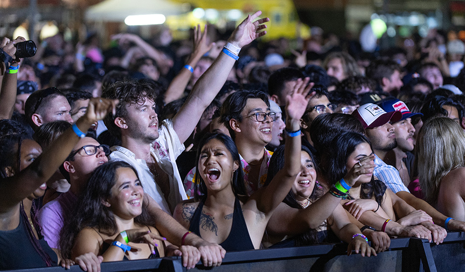 Students celebrate, dance and sing during a BroncoFusion event, the first week of fall semester.