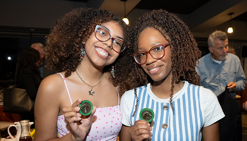 ASI President Amiyah Ellsworth and ASI Vice President Bi Machain
