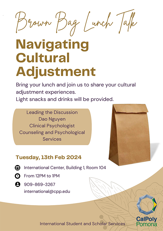 cultural adjustment workshop flyer