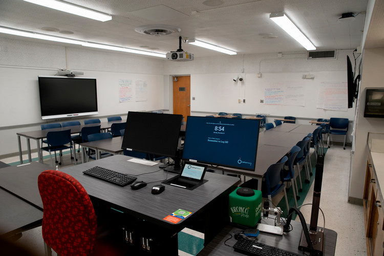 a picture of one type of active learning classroom