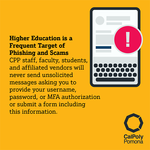 Higher Education is a Frequent Target of Phishing and Scams