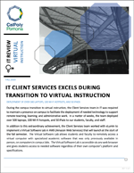 Thumbnail of first page of IT Virtual Instruction Newsletter - Fall 2020