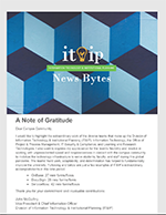 thumbnail view of first page of Fall 2021 IT newsletter.