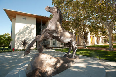 horse statue at CPP