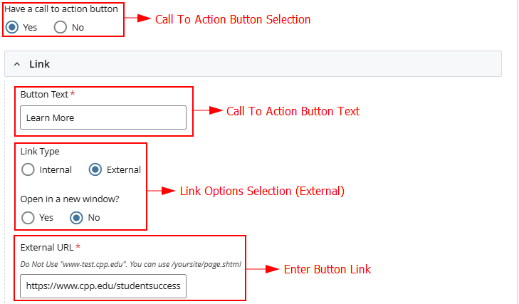 External Link Cascade View