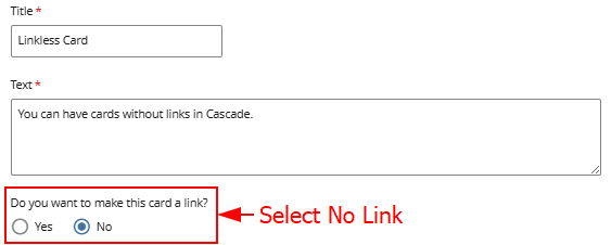 no link