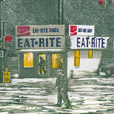 Snow at Eat-Rite by Anthony Lazorko