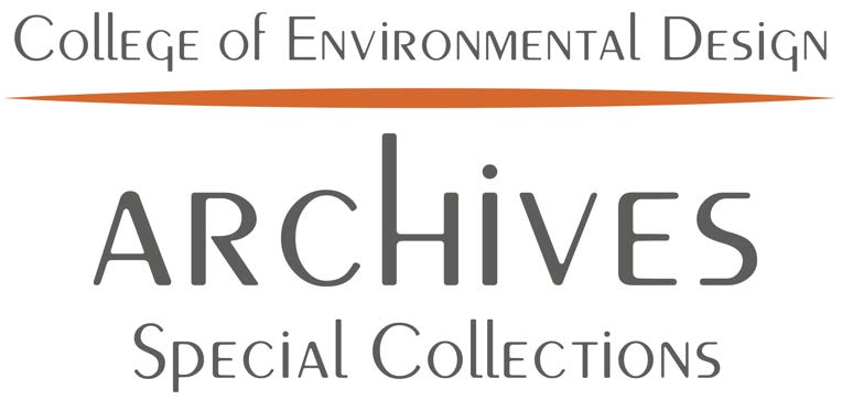 College of Environmental Design Archives Special Collections