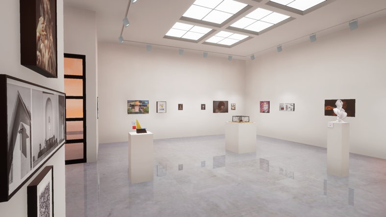 Unreal Engine-based virtual exhibition designs of the Kellogg Gallery’s exhibition. navigate down for further details