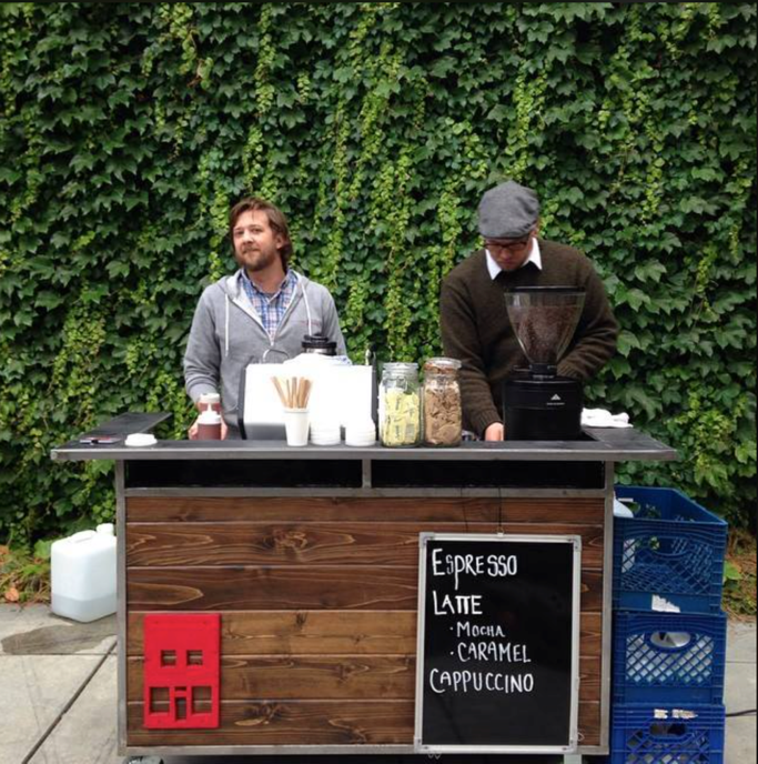 Kellogg Gallery Courtyard catered Special Event. navigate down for further details