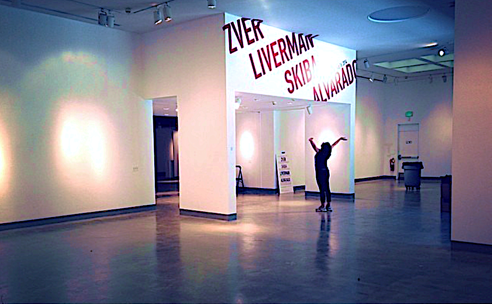 Title wall vinyl for Jim Zver. navigate down for further details
