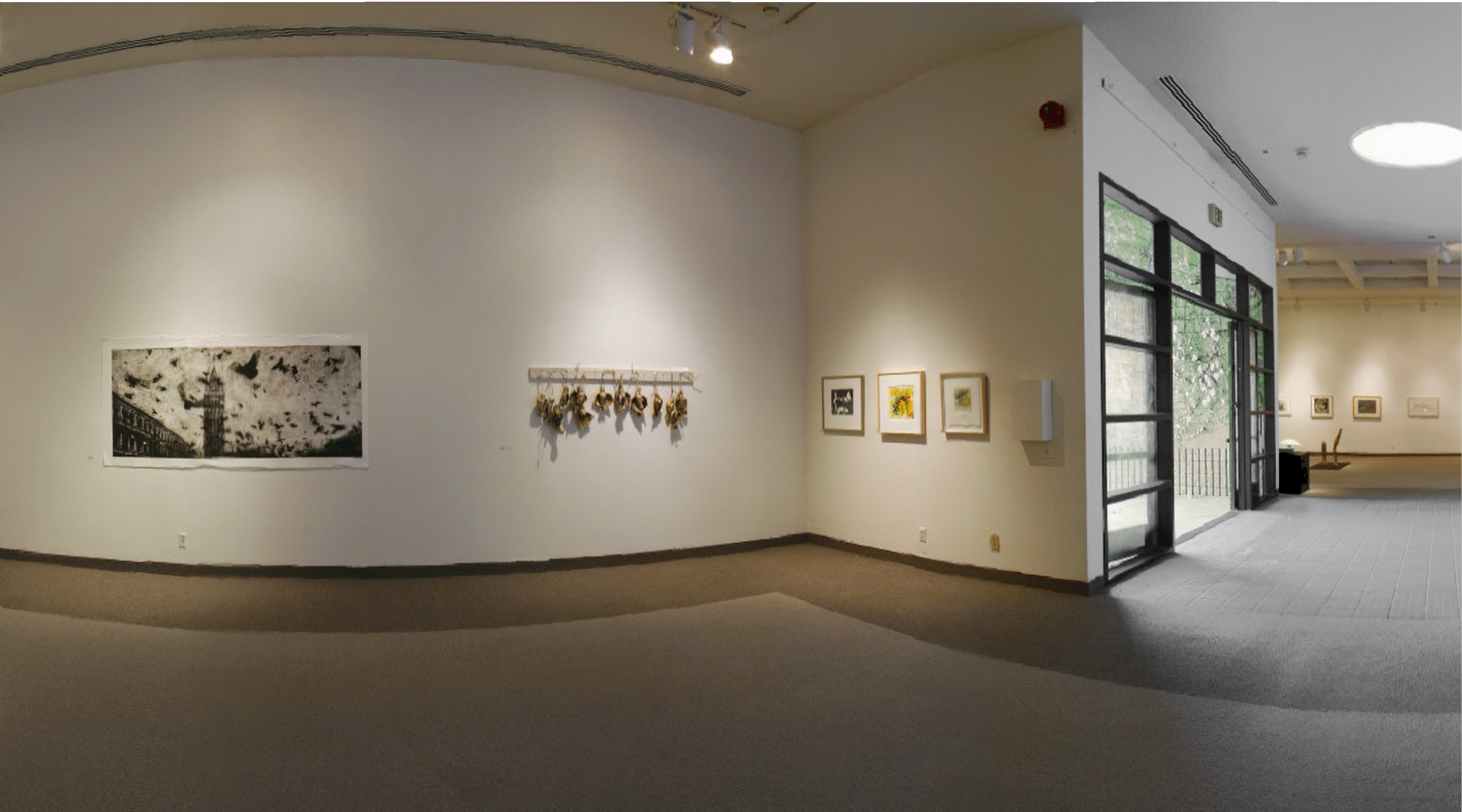 Installation View, Front West Gallery, Ink & Clay 29 Exhibition, January 06, 2003 to February 14, 2003