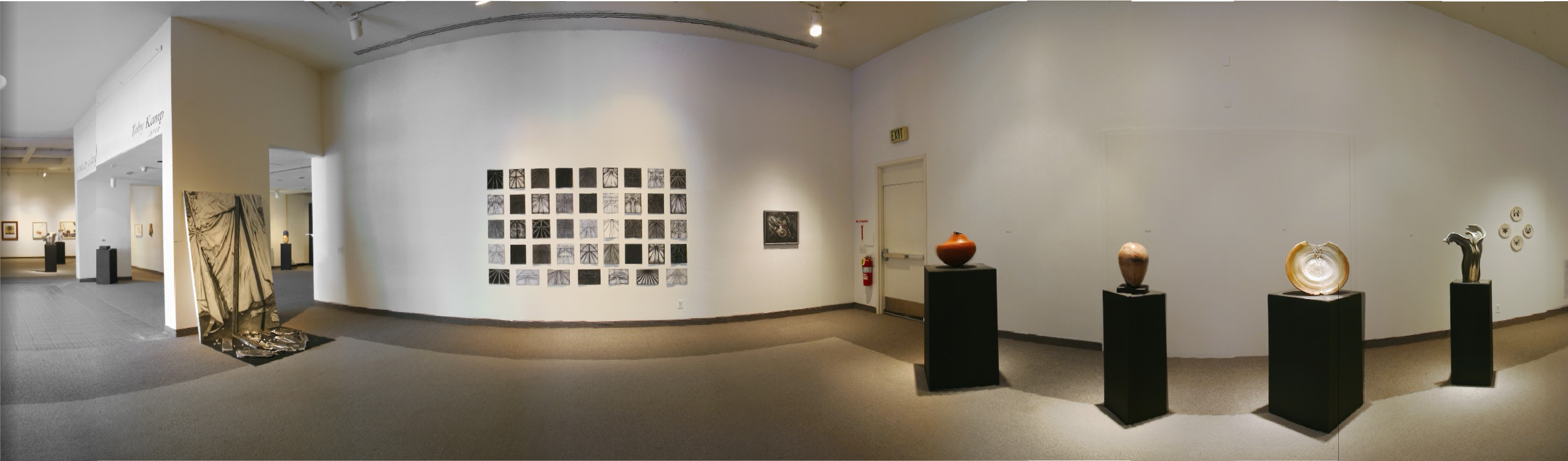 Installation View, Front West Gallery, Ink & Clay 29 Exhibition, January 06, 2003 to February 14, 2003