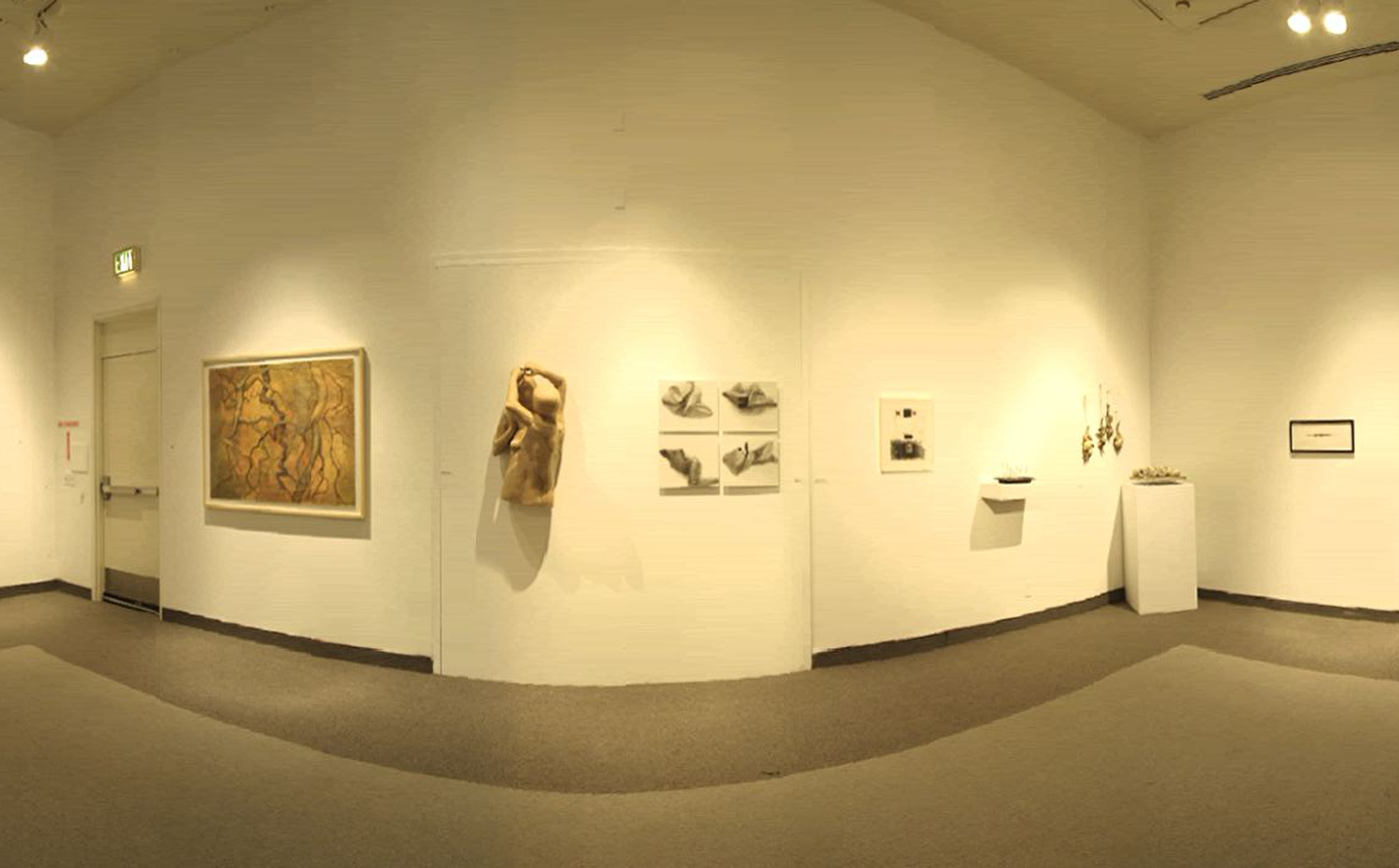 Installation View, Front West Gallery, Ink & Clay 31 Exhibition, January 07, 2005 to February 15, 2005