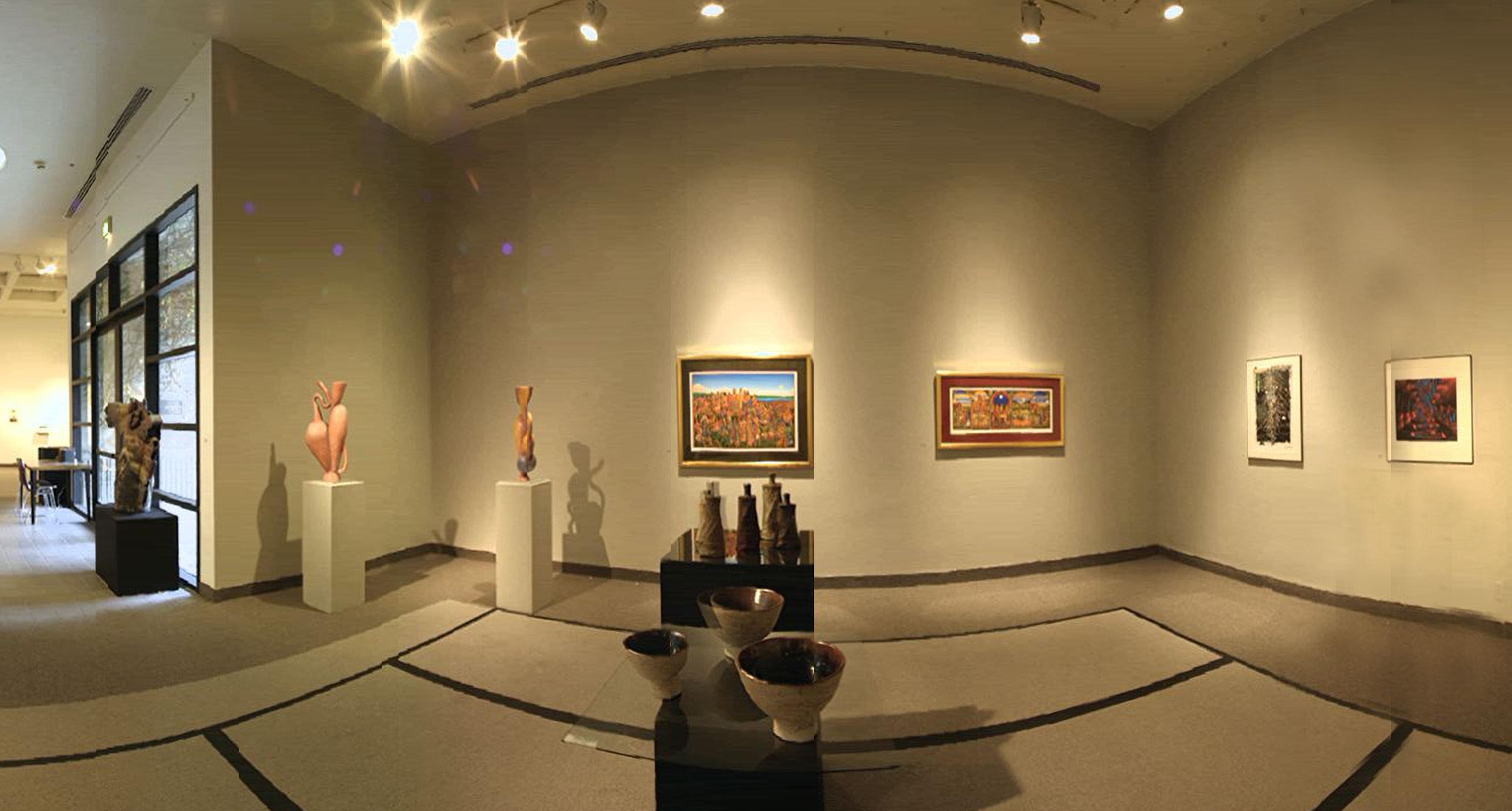 Installation View, Front West Gallery, Ink & Clay 31 Exhibition, January 07, 2005 to February 15, 2005