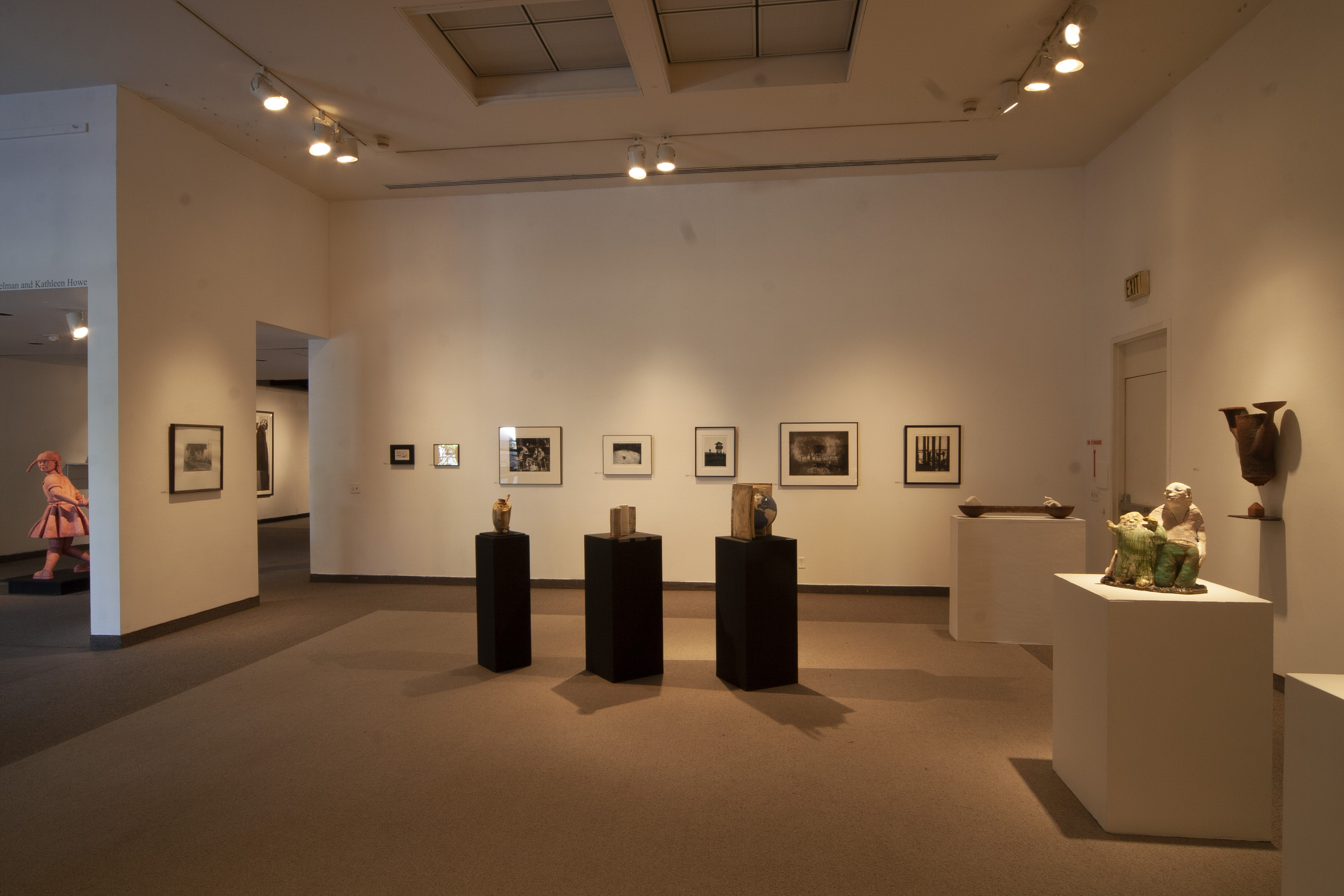 Installation View, Front West Gallery, Ink & Clay 33 Exhibition, Jan. 18, 2007 to Feb. 24, 2007