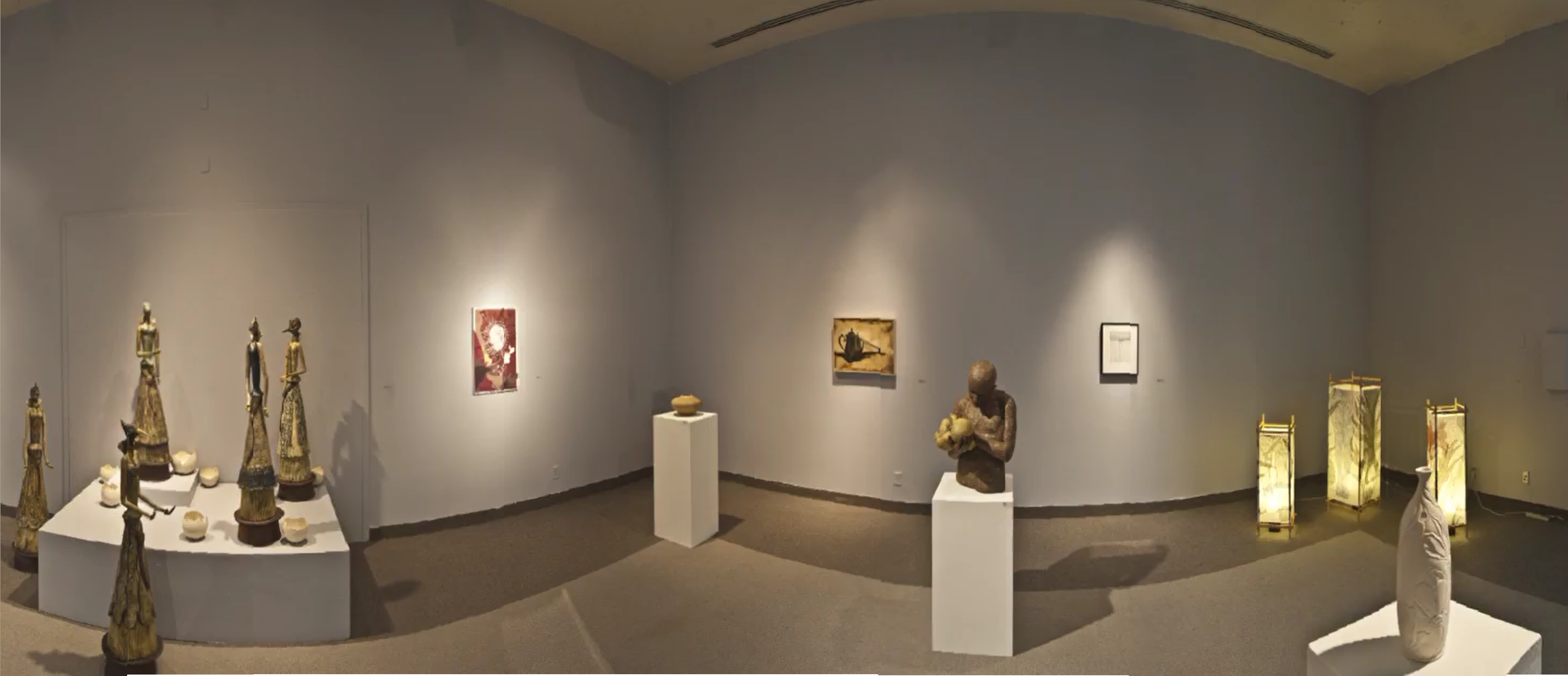 Installation View, Front West Gallery, Ink & Clay 36 Exhibition, Mar. 18, 2010 to May. 1, 2010.